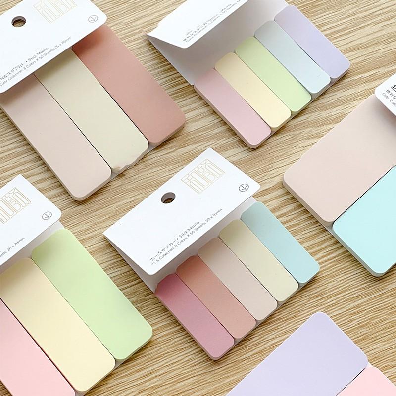 50-100 листов Simple Sticky Note Solid Color Mini Notepad Creative Study Memo Pad для детей Lovely Candlestick Index Note