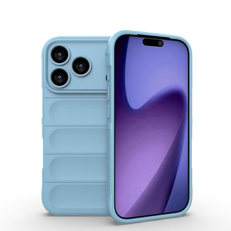 Мягкий Бронированный Чехол для Телефона Для iPhone 17 16E 16 Pro Max 15 14 13 12 11 Plus Air Жидкий Силикон Защитная Крышка Coque Funda Capa