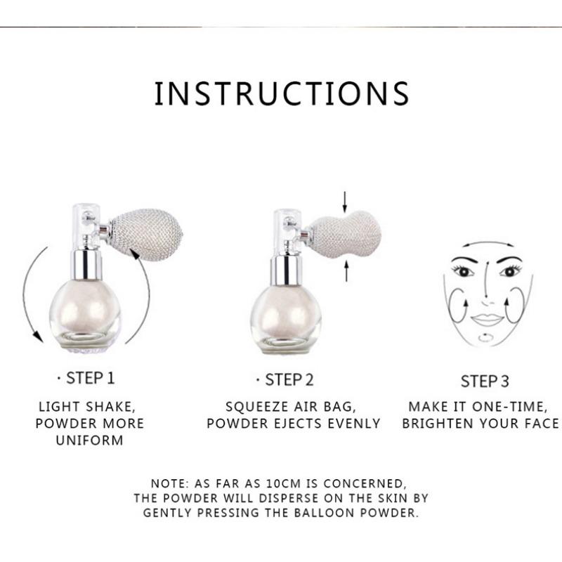 Пудра-спрей для выделения, блестящая перламутровая укладка волос, блестящий свадебный макияж, блестящая рассыпчатая пудра для ухода за волосами