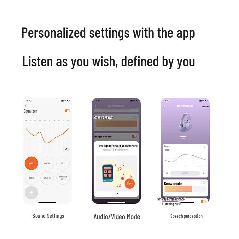 JBL TUNE 720BT Over-Ear Wireless Headphones