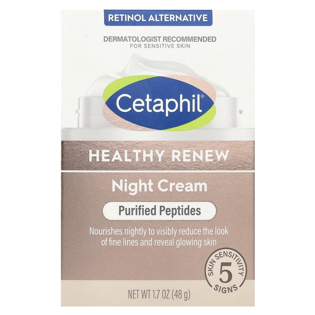 Cetaphil Healthy Renew, Night Cream, Fragrance-Free, 1.7 Oz (48 G)