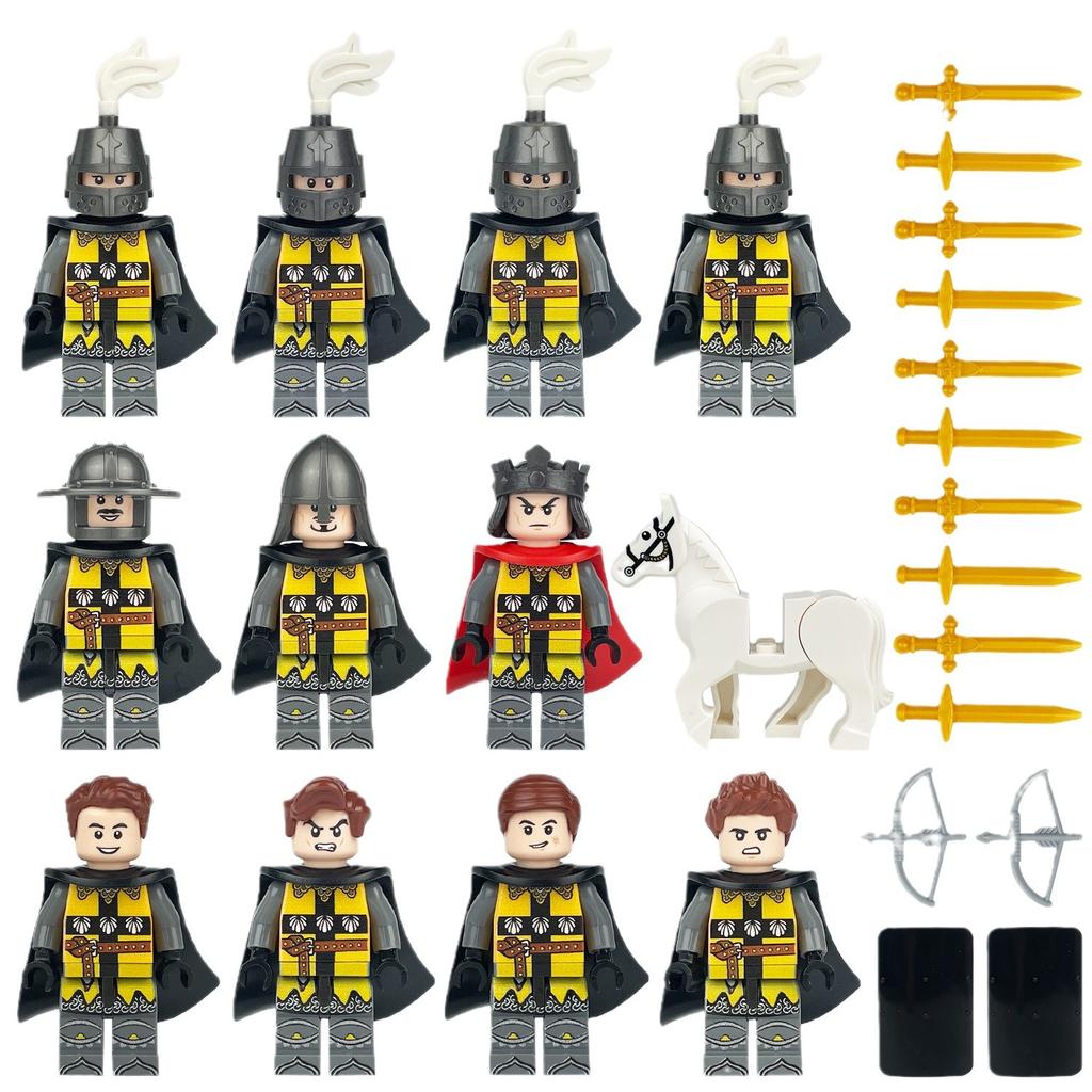 M1622 M1623 M1624 M1628 Ancient Roman Soldier King Building Block Minifigures Toy