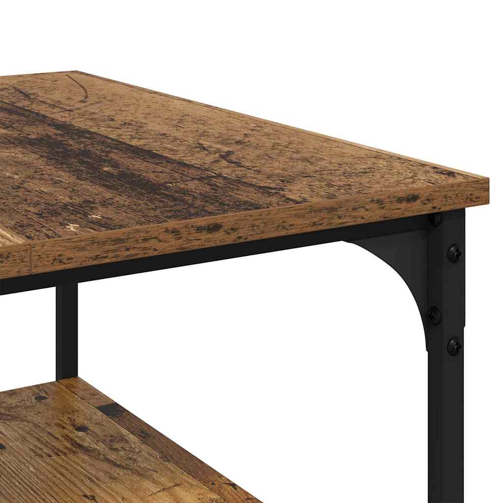 Coffee Table Reclaimed Wood 55 x 55 x 40 cm Engineered Wood