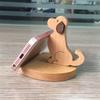 Cell Phone Cute Dog Wood Wooden Smartphone Standing Phone Holder Stands Phone Bracket