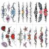 Caesarean Section Scar Covering Strip Colored Flower Th Waterproof Flower Arm Tattoo Sticker Set Tattoo