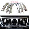 Хромированная передняя сетка из АБС-пластика, накладка на решетку, декоративная рамка, аксессуары для Toyota Land Cruiser Prado 150 2010 2011 2012