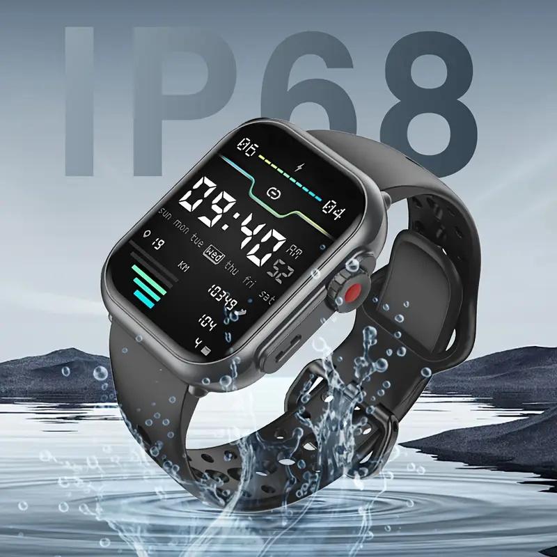 Новые Умные Часы 1000 мАч Мужские Женские 1,85" HD AMOLED GPS-трек Полностью Сенсорный Экран IP68 Водонепроницаемые Bluetooth-звонки Умные Часы Мужские