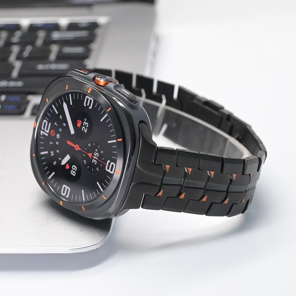 Магнитный титановый ремешок для Samsung Galaxy Watch Ultra 2025 2024 Роскошный ремешок для часов Samsung Watch Ultra 47 мм без зазоров Браслет