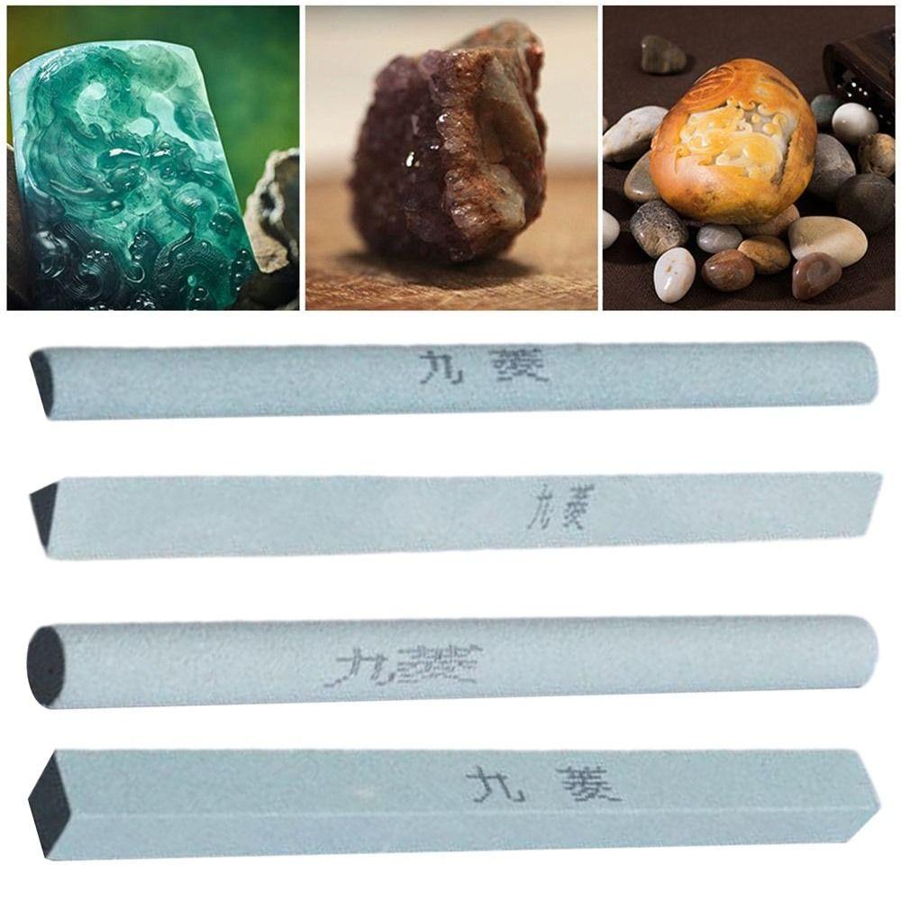 Triangle Whetstone Square Polishing Chamfer Durable Sand Strip Jade