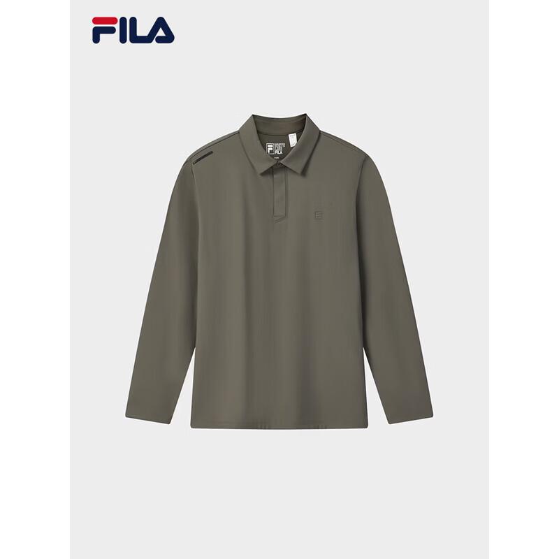 Fila Мужская вязаная рубашка-поло с длинным рукавом