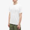 Stone Island Logo Print Crew Neck Short Sleeve T-Shirt Men Tops White 79152NS92-V0001