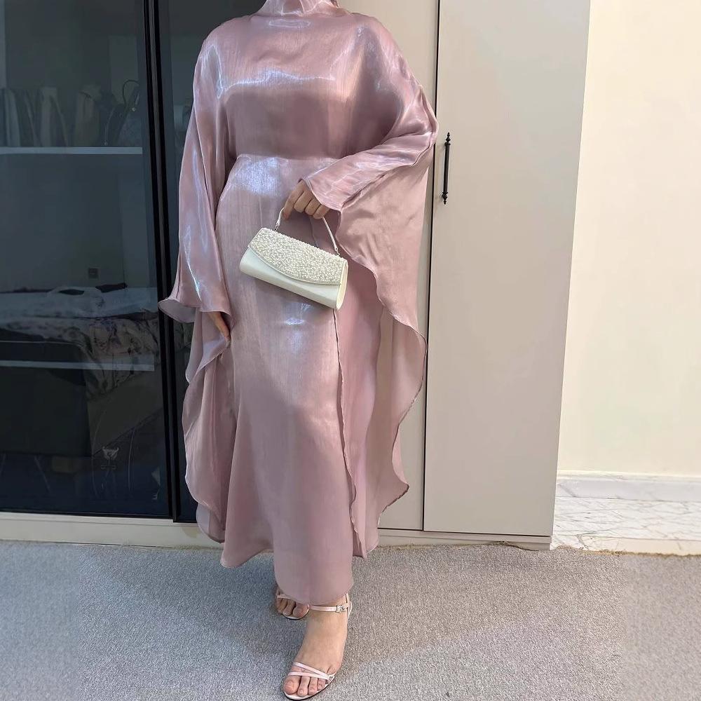 Новое длинное платье-абая в арабском стиле Дубая Ближнего Востока свободное повседневное платье-халат под