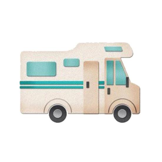 Вырубной штамп для дома на колесах, скрапбукинг, тиснение, альбом, карточка, трафарет