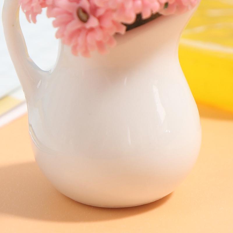 1:12 кукольных миниатюрных цветов, украшение для сада фей, горшечные растения, цветы в горшках