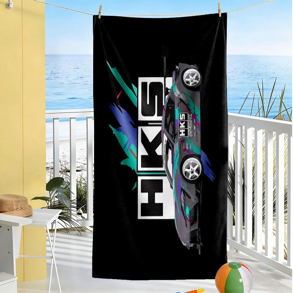 Abstract Urban Graffiti Art Beach Towel Super Soft & Absorbent Comfortable Lightweight