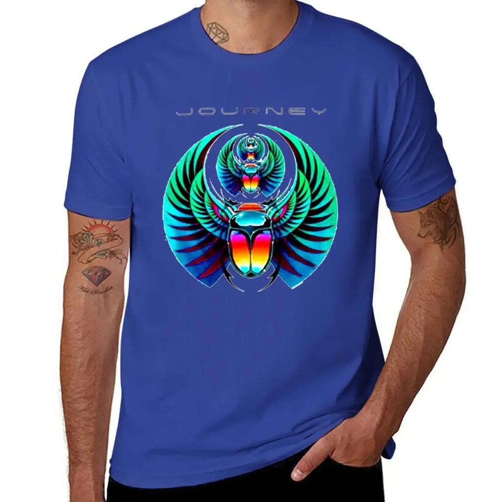 journey - trend logos T-Shirt anime sweat graphics mens white t shirts
