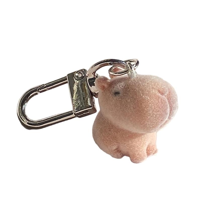 Fashionable Playful Alpacas Keychain Craft from Sturdy Resin Materials Portable for Personalize Accessories Fan