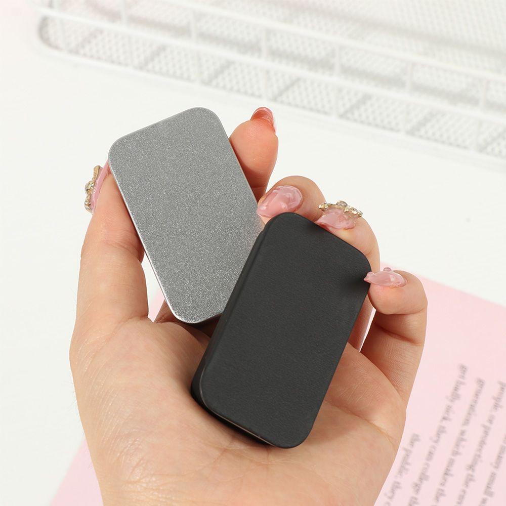 Eyebrow Soap Box Tinplate Push Rectangular Empty Tins Box Containers Small Storage Home Organizer