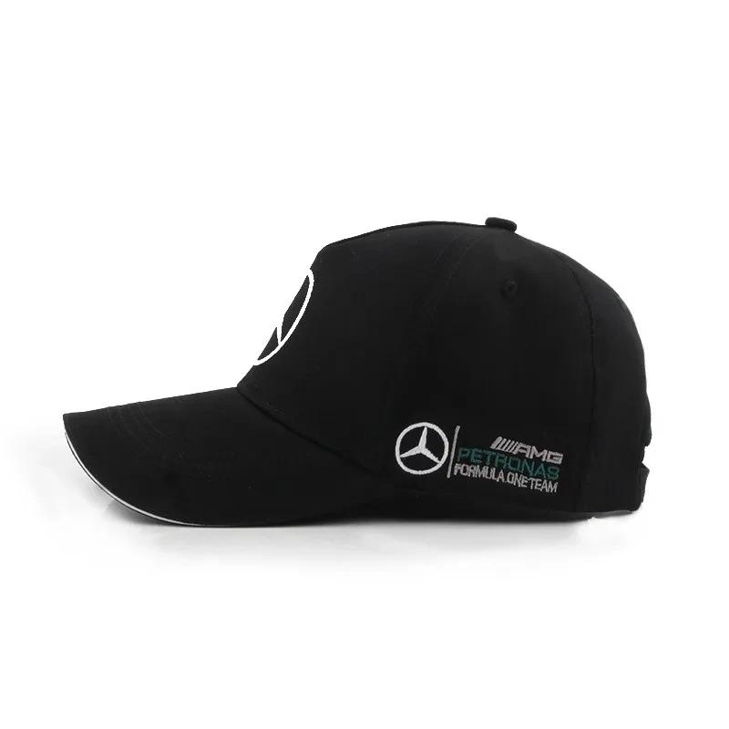 GMO3 Mercedes Benz Embroidered Car Adjustable Sports Baseball Casual Hat Mercedes Benz Baseball Hat Big G Hat F1 Racing Motorcycle Du
