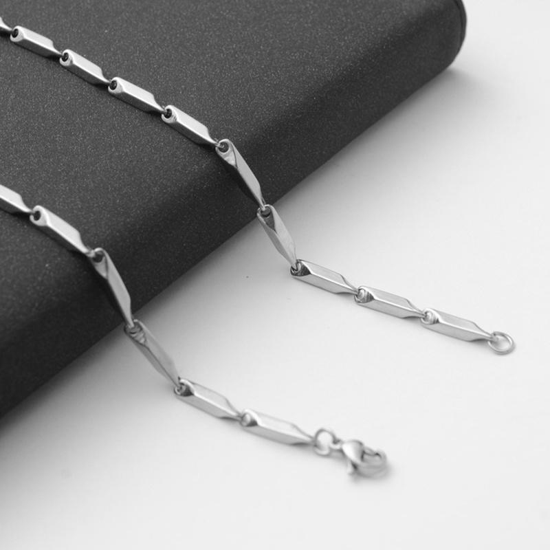 Мужское ожерелье из нержавеющей стали Мебиус 3 мм