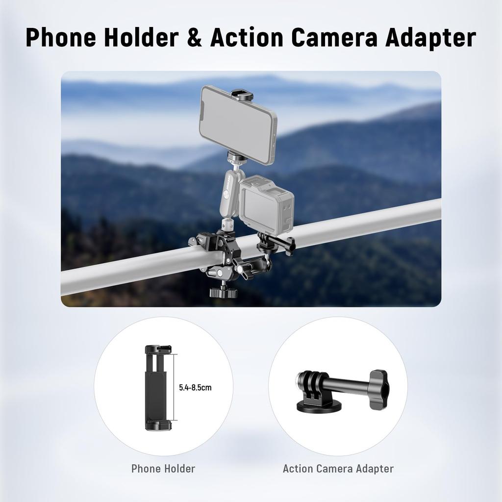 Neewer ST88 Magic Arm Clamp with Ball Head – Camera Mount