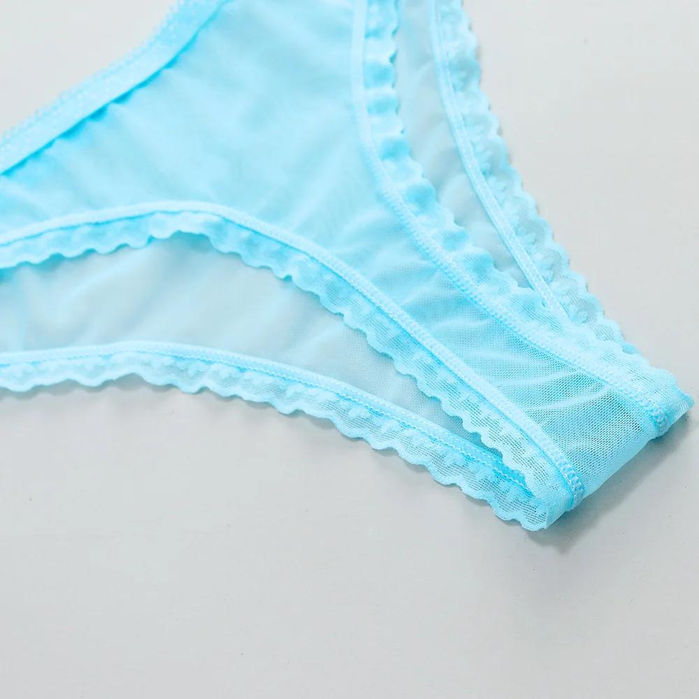 Sexy Women's Panties Lingerie G String Thongs Lace Underwear Female Perspective Women's Thong Sheer Panties Transparent Knickers
