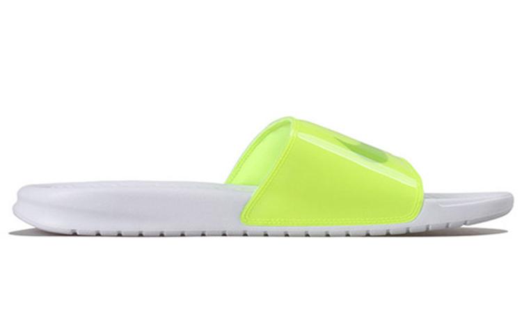 Nike Шлепанцы Benassi Jdi Print Флуоресцентный желтый Volt white CI5927-771