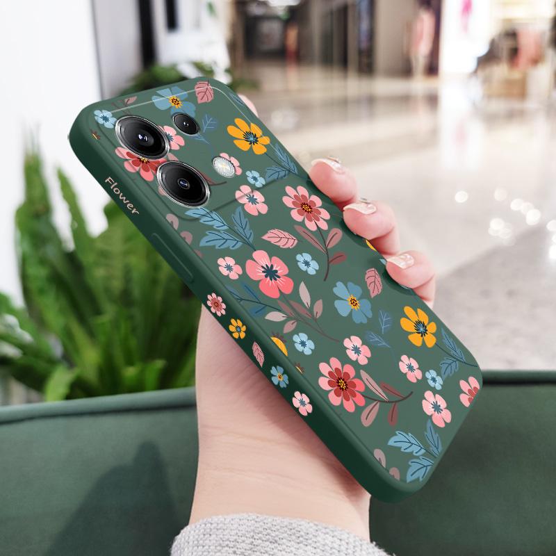 Цветочный стебель Цветок Чехол для телефона Для Xiaomi Poco F8 F7 X7 X6 F6 M6 M5 M5S F5 X5 F4 X4 M4 F3 X3 Ultra Pro GT Силиконовая крышка