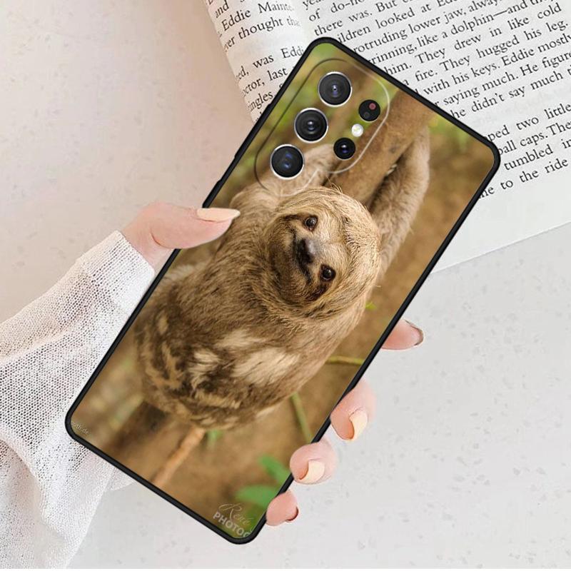 Baby Sloth Phone Case For Samsung Galaxy S25 S23 S30 S8 S21 S20 FE S24 S22 Note 10 20 S8 Plus lite Ultra