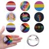 Lapel Jewelry Accessories Denim Rainbow Brooch Gay Badge LGBT Brooches Collar Pin