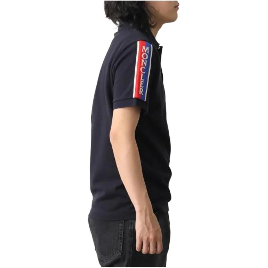Moncler Logo Short Sleeve Polo Shirt Men tops 8A00020899UR77X