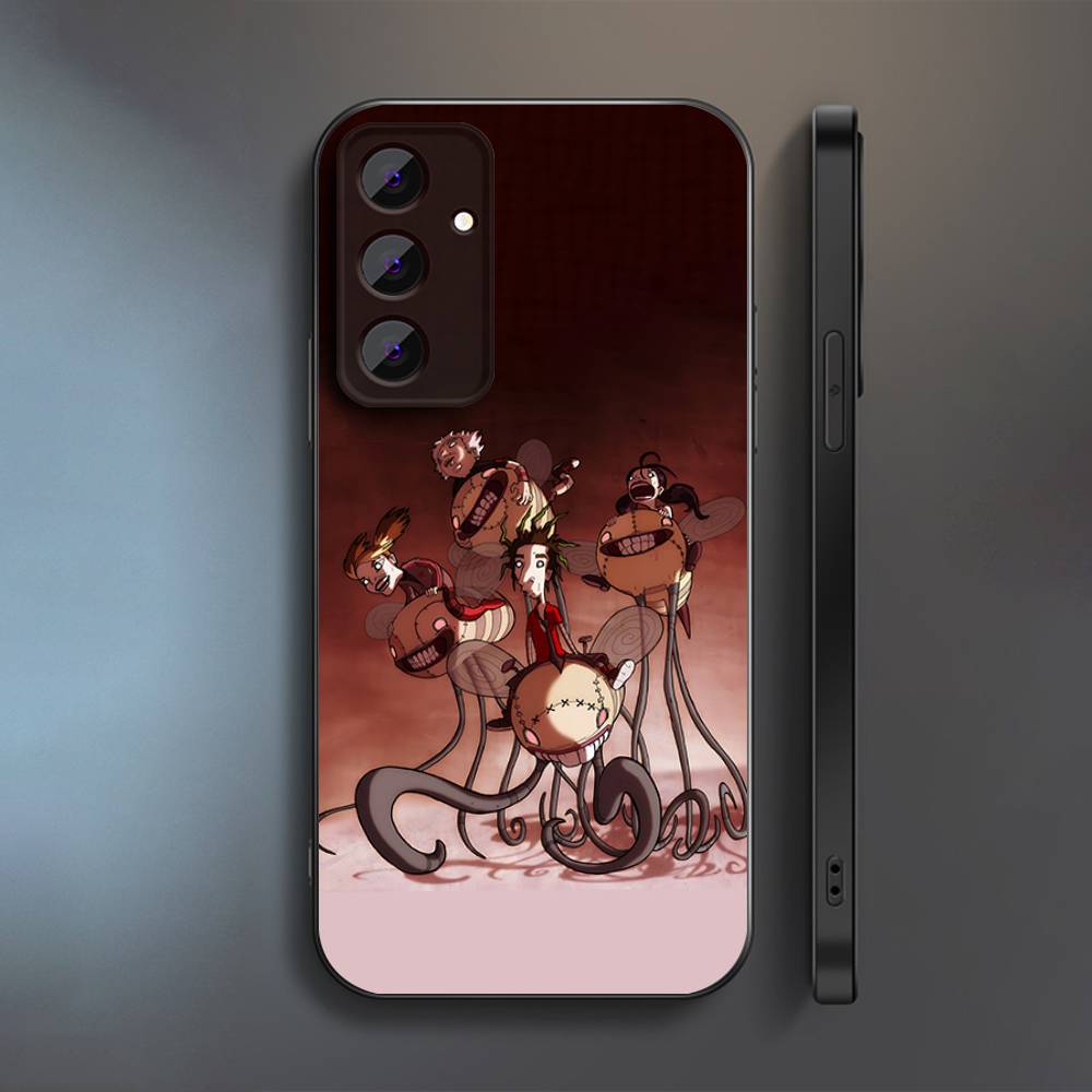E-EmMindless Self I-Indulgenc Phone Case For Samsung S 25,24,23,22,30,21,10,9,Ultra,Plus,Lite,FE,4,5 G Soft Black Case