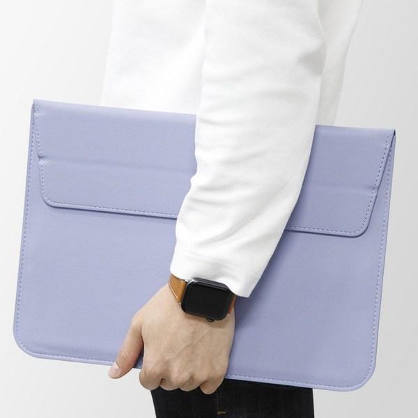 Кожаный чехол для ноутбука и планшета J.Lord, светло-фиолетовый