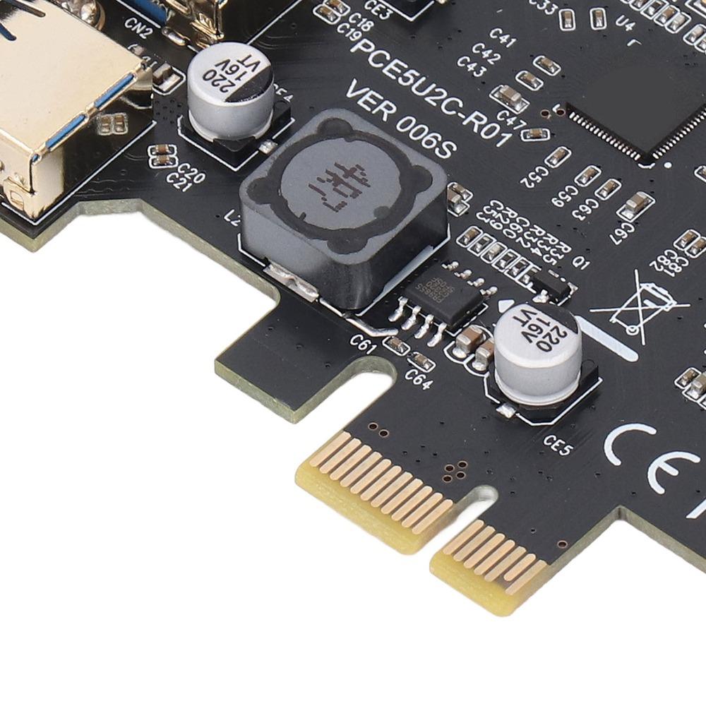 3 USB Type a PCIe To USB 3.2 Gen 1 Card 5 Ports PCI Express Card Internal USB Hub  Desktop PC