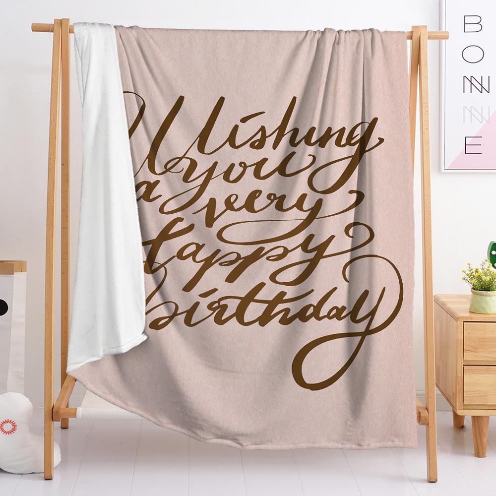 3D Digital Printing Flannel Blanket Flannel Blanket Autumn Spring Autumn