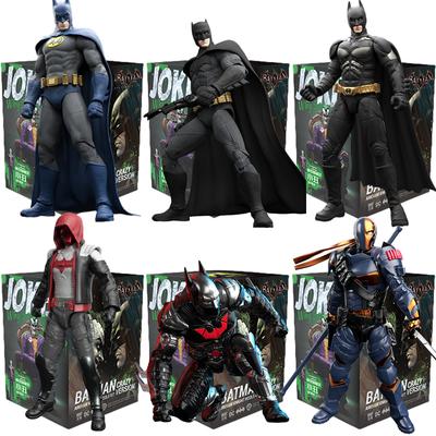 Оригинальный Бэтмен Аркхем Найт ДЖОКЕР V8.04 1970 ТЕМНЫЙ РЫЦАРЬ Deathstroke Красный Колпак Блоки Кирпичи Фигурка Модель Кукла Игрушки