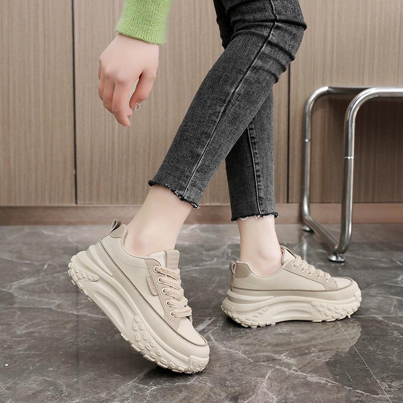 Spring New Women's Casual Platform Shoes Fashion Retro All-match Ladies Sneakers Vulcanized Shoe De Mujer