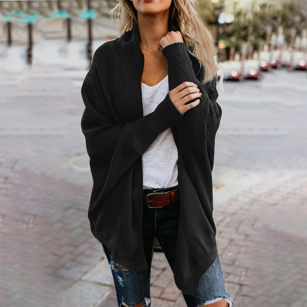 Women's Sweater Cardigan Long Sleeve Large Size Sweater Coat