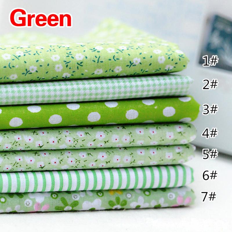 7pcs Scrapbook Sewing Crafts Cotton Fabric Bundle Handcrafts Patchwork Handmade Quilting Diy