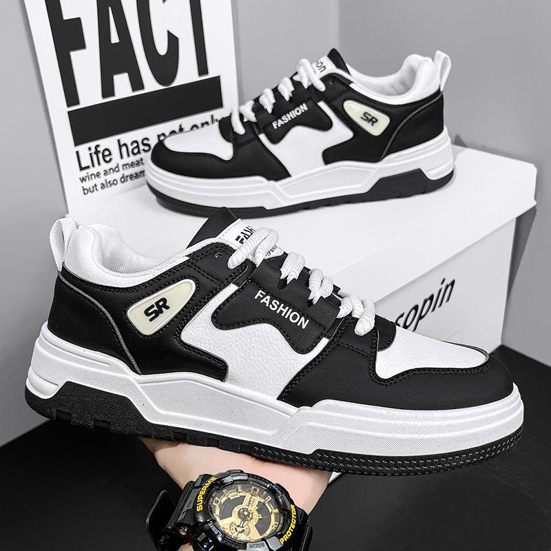 Новая весенняя обувь Мужская водонепроницаемая спортивная обувь Повседневная обувь Низкий верх Плоская подошва Универсальная Дышащая Мужская обувь