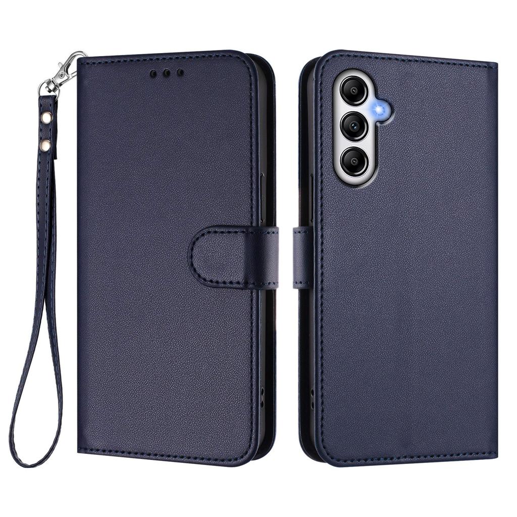 For Samsung Galaxy A35 5G Leather Case Wallet Stand Phone Cover with Wrist Strap