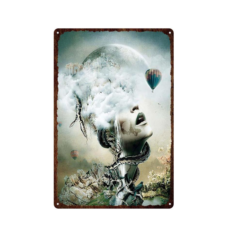 Скелет Череп Металлические Оловянные Вывески Мексиканский Фестиваль День Мертвых Доска Настенная Живопись Плакат Партии Магазин Домашние Тату-салоны Декор