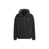 Fustl Jacket 2 Logo Sports Casual Loose Hooded Jacket Men Jackets Black IZ1496
