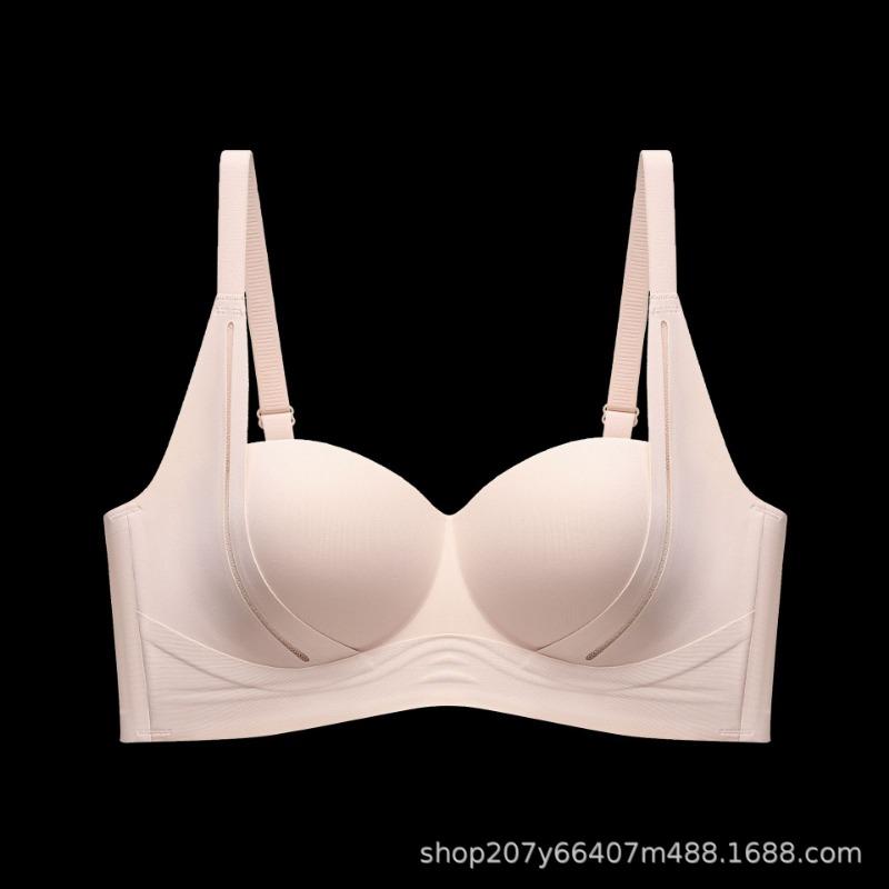 Summer Seamless Soft Support Lifting Underwear Women's Small Breasts Gather and Show Large Upper Support Anti-sagging Adjustment Bra