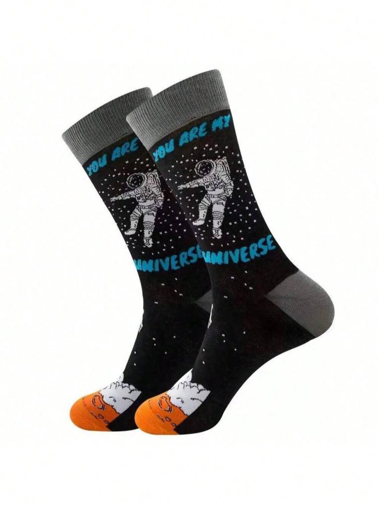 Красочные мужские носки Харадзюку Красочные Веселые Забавные Символ Международные Шахматы Геометрическая Формула Носок Рождественский Подарок