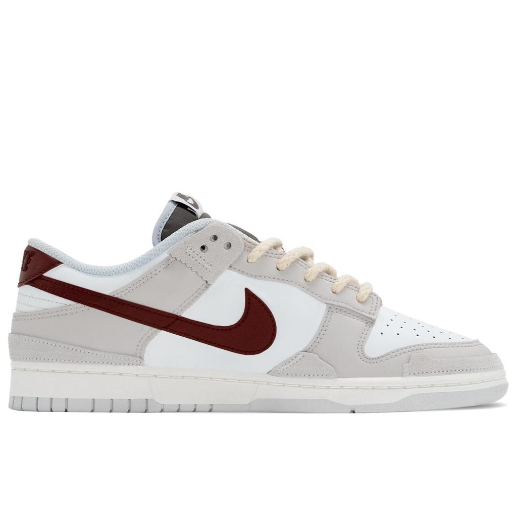 Nike Dunk Immediate Success, Qiqing Low top Skateboard Shoes Men's Red Gray White HF5441-202(TeamA-)