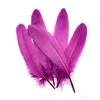 20PCS Hard Stick Colourful Goose Feathers Plumes Swan for Home Decoration Crafts DIY Jewelry Making Table Centerpieces 15-20cm