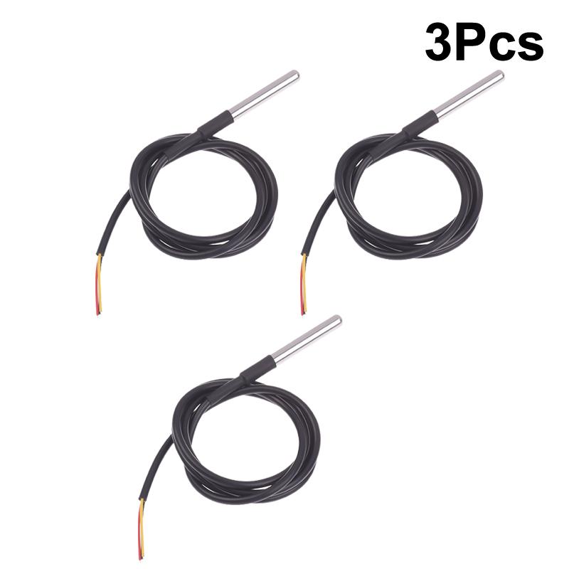 Водонепроницаемый инкапсулированный датчик температуры из нержавеющей стали Ds18B20 18B20, температурный зонд, длина кабеля 1 м для Ard