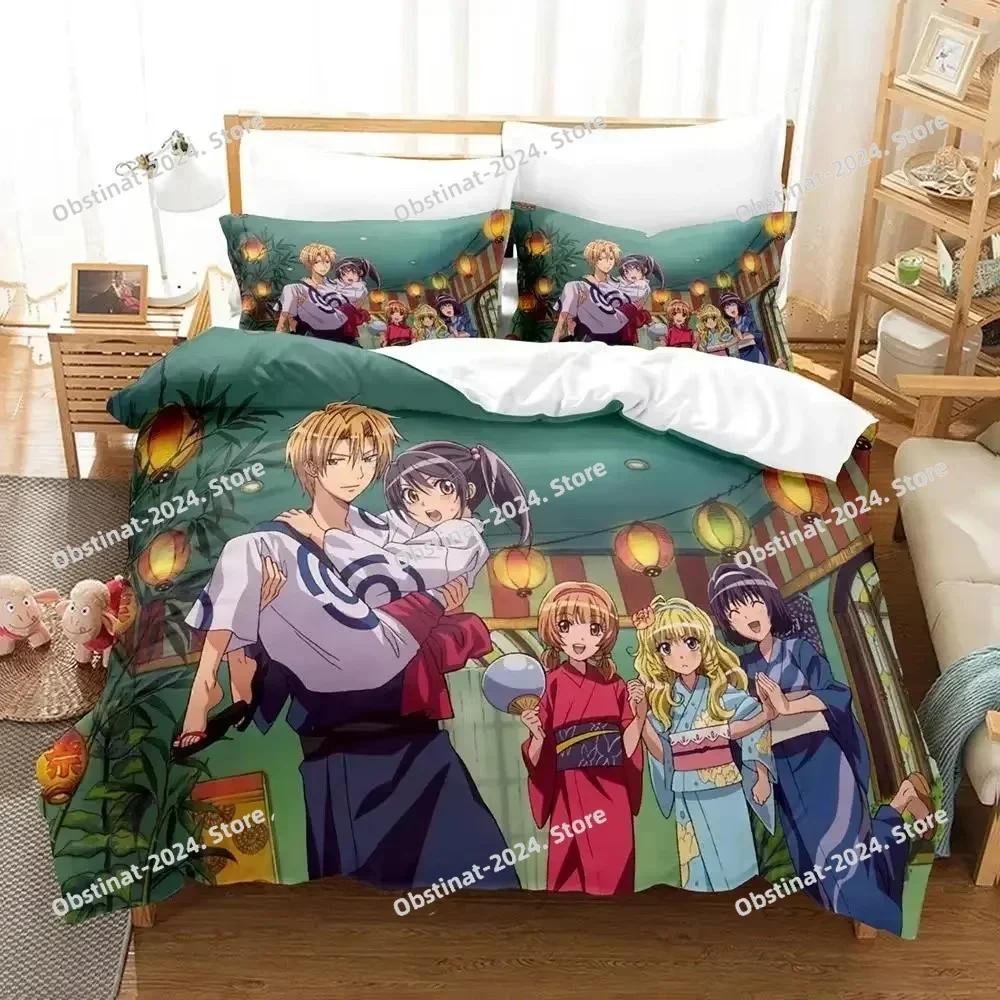 Лучший Аниме Kaichou wa Maid-sama Усуи Такуми Мисаки Комплект постельного белья Мальчики Девочки Размер Twin Queen Пододеяльник Наволочка Для детей Взрослых Мягкий
