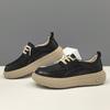 Raw sports board shoes trendy shoes leather niche summer hollow breathable casual shoes